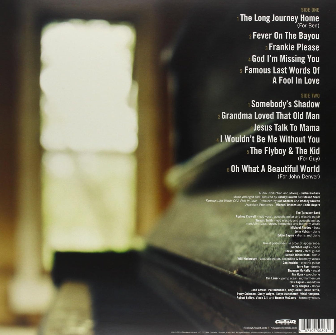 Tarpaper Sky, Vinyl