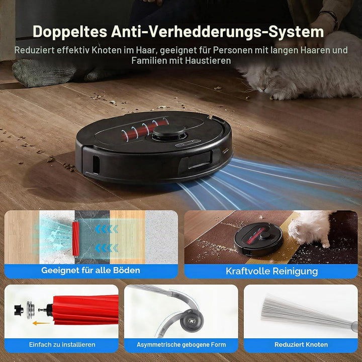 26 Ersatzzubehör für Roborock QV 35A / QV 35S / QR 798 / QR 598 Staubsauger Roboter, 6 Staubbeutel,