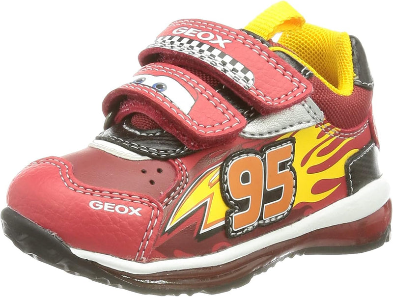 Geox Jungen B Todo Boy B Sneaker 22 EU Red Black, 22 EU Red Black