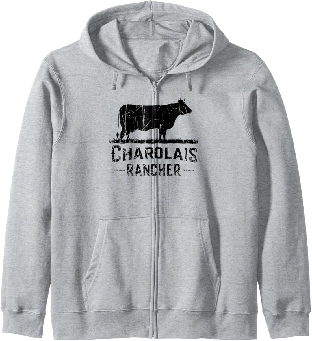 Kuh Farmer - Charolais Rancher Kapuzenjacke