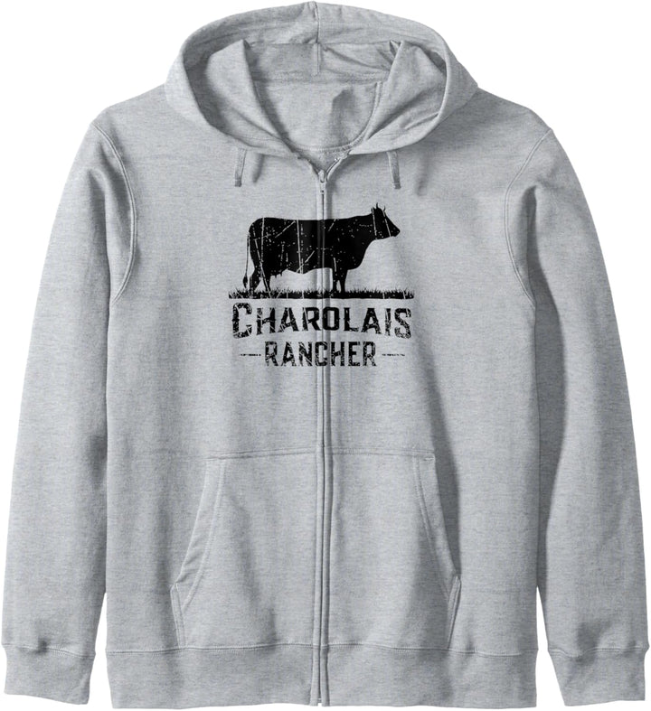 Kuh Farmer - Charolais Rancher Kapuzenjacke