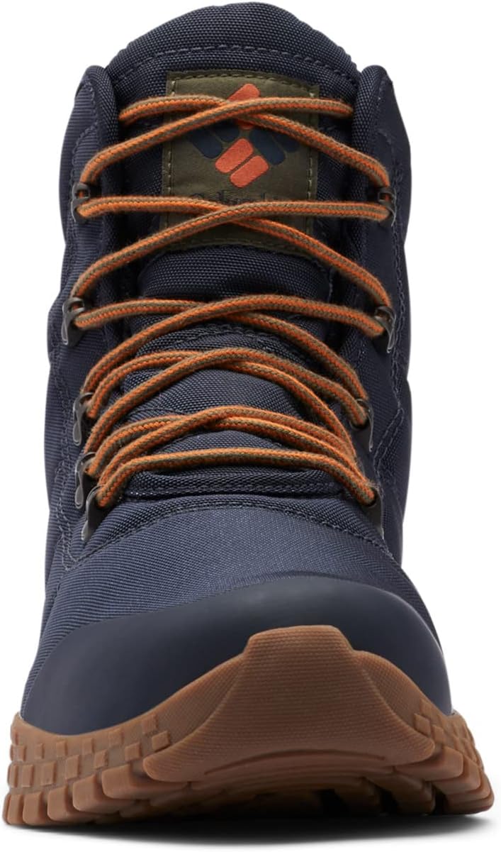 Columbia Fairbanks WP Omni-Heat wasserdichte Schneestiefel für Herren 40 EU Abyss X Dark Adobe, 40 E