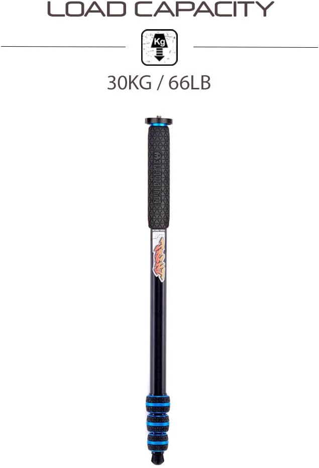 3 Legged Thing Punks Trent 2.0 Monopod – Leichter Kamera-Monopod aus Magnesiumlegierung mit zahlreic