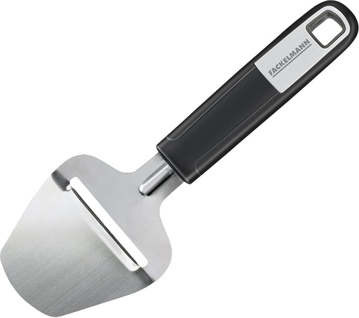 FACKELMANN Käse-Set Sense, Küchenhelfer aus hochwertigem Edelstahl mit langlebigem Soft-Touch-Griff,
