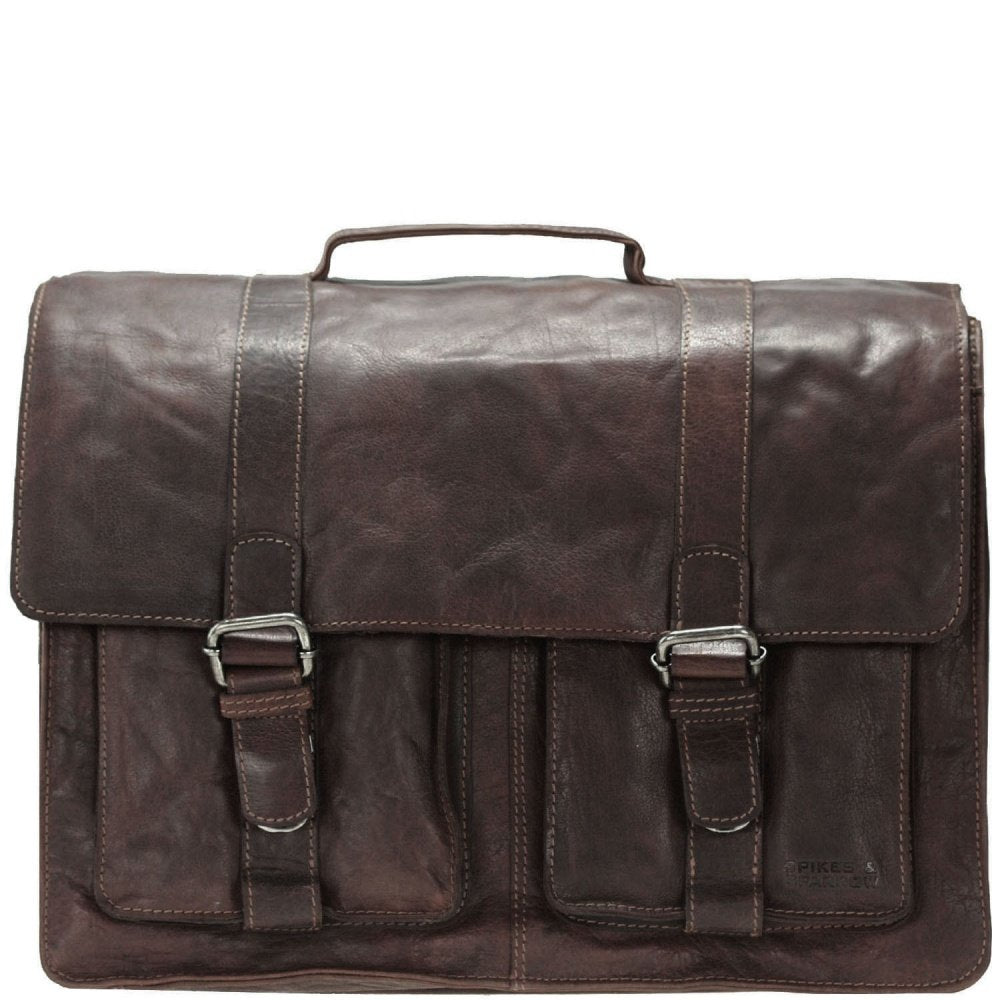 Spikes & Sparrow Bronco R-149 BR 70 Unisex-Erwachsene Henkeltaschen 40x31x15 cm (B x H x T) Braun Br