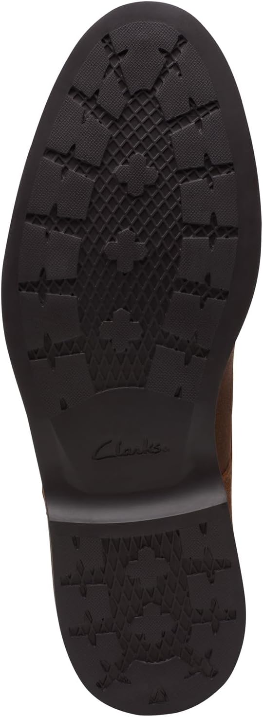 Clarks Herren Malwood Lace Oxford 47 EU Cola Veloursleder, 47 EU Cola Veloursleder