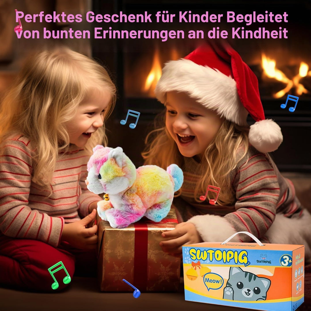 Smalody Interactive Plüschtiere, Neuheit Sound Control Elektronische Katze Elektronische Haustiere R