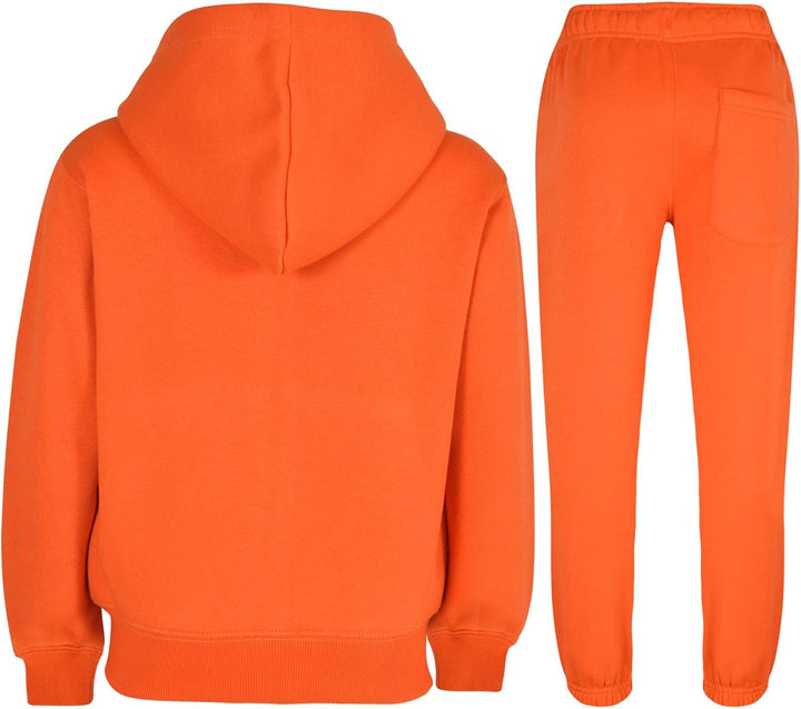 a2z4kids A2Z 4 Kids Unisex Plain Trainingsanzug Kapuzenpullover Mit Jogger Jogginghose - T.S Plain O