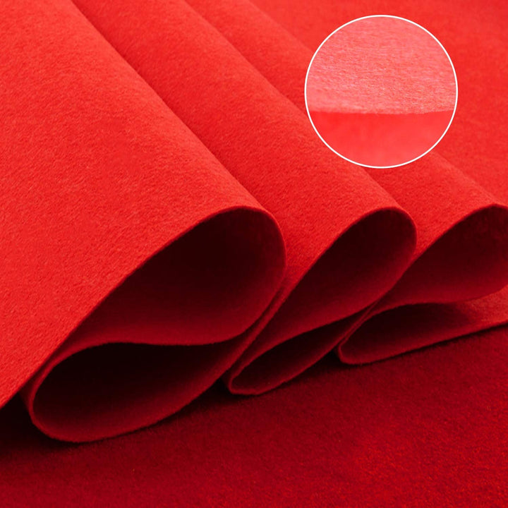 uyoyous Roter Teppich,1 x 10 m Hochzeits-Läufer Event Teppich 2mm Red Carpet Gangläufer roter Teppic