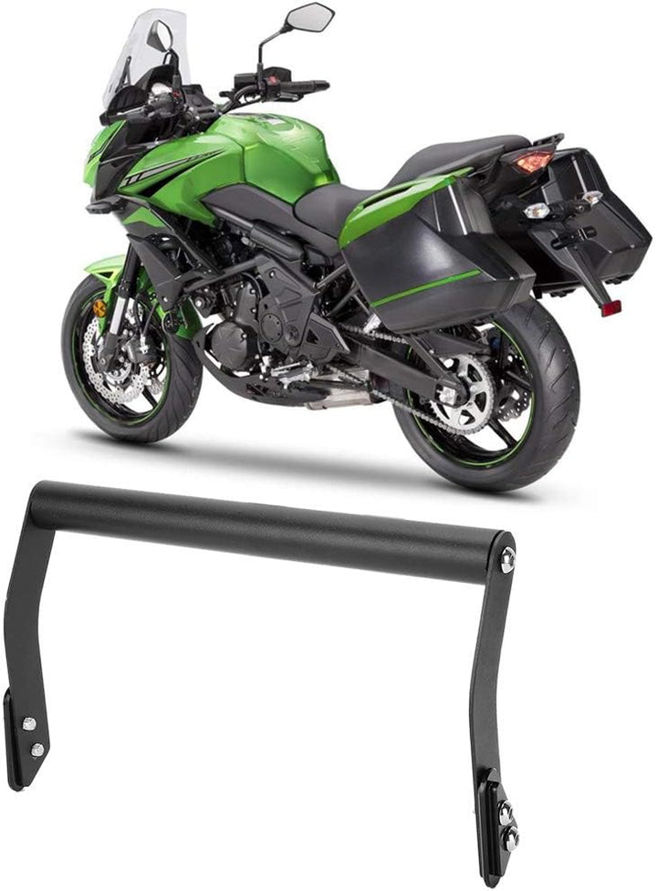 Aramox navi Halterung Motorrad Telefonhalter, Kohlenstoffstahl Material GPS Navigationshalterung Mot