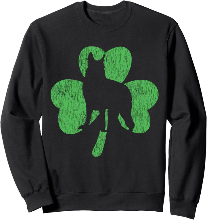 Deutscher Schäferhund Shamrocks Dog St. Patrick's Day Sweatshirt
