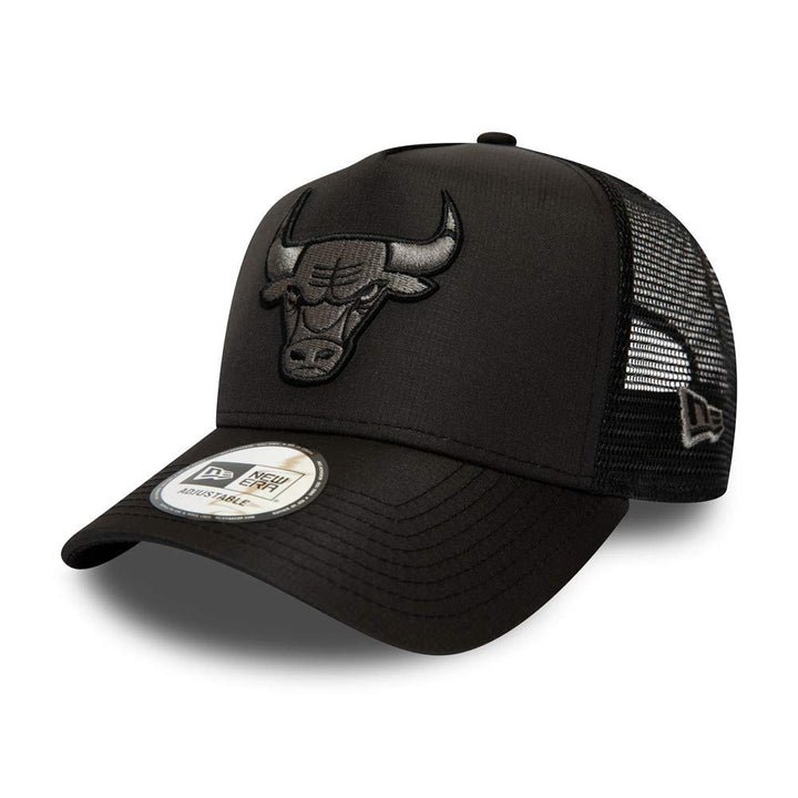New Era Boston Red Sox Tonal Mesh A-Frame Adjustable Trucker Cap Einheitsgrösse Bulls-Black, Einheit