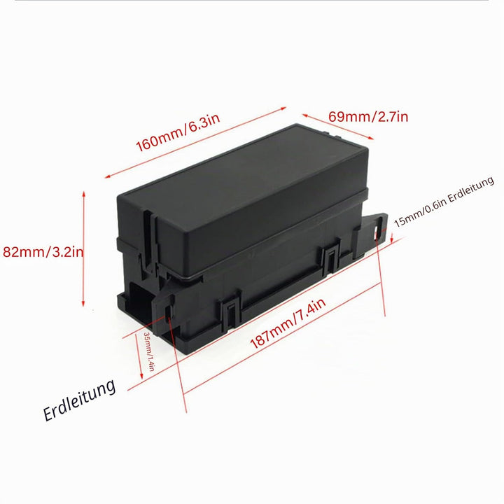 Focket 12V Sicherung Relais Box, 6 Relais 11 ATC ATO 52 Crimp Klemmen Universal wasserdichte Sicheru