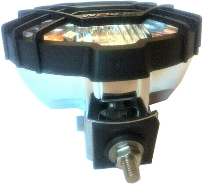 MelTruck® 2x H3 Halogen Fernscheinwerfer 12V 24V E20 Zusatzscheinwerfer 186 mm Rund Chrom