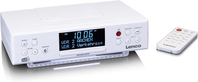 Lenco KCR-190 DAB+ Unterbau-Küchenradio - Bluetooth - PLL FM - 30 Senderspeicher - LED Display und L