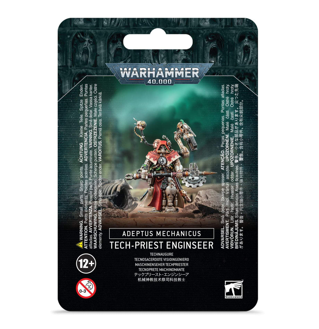 Warhammer 40k - Adeptus Mechanicus Tech-Priest Enginsee, Schwarz