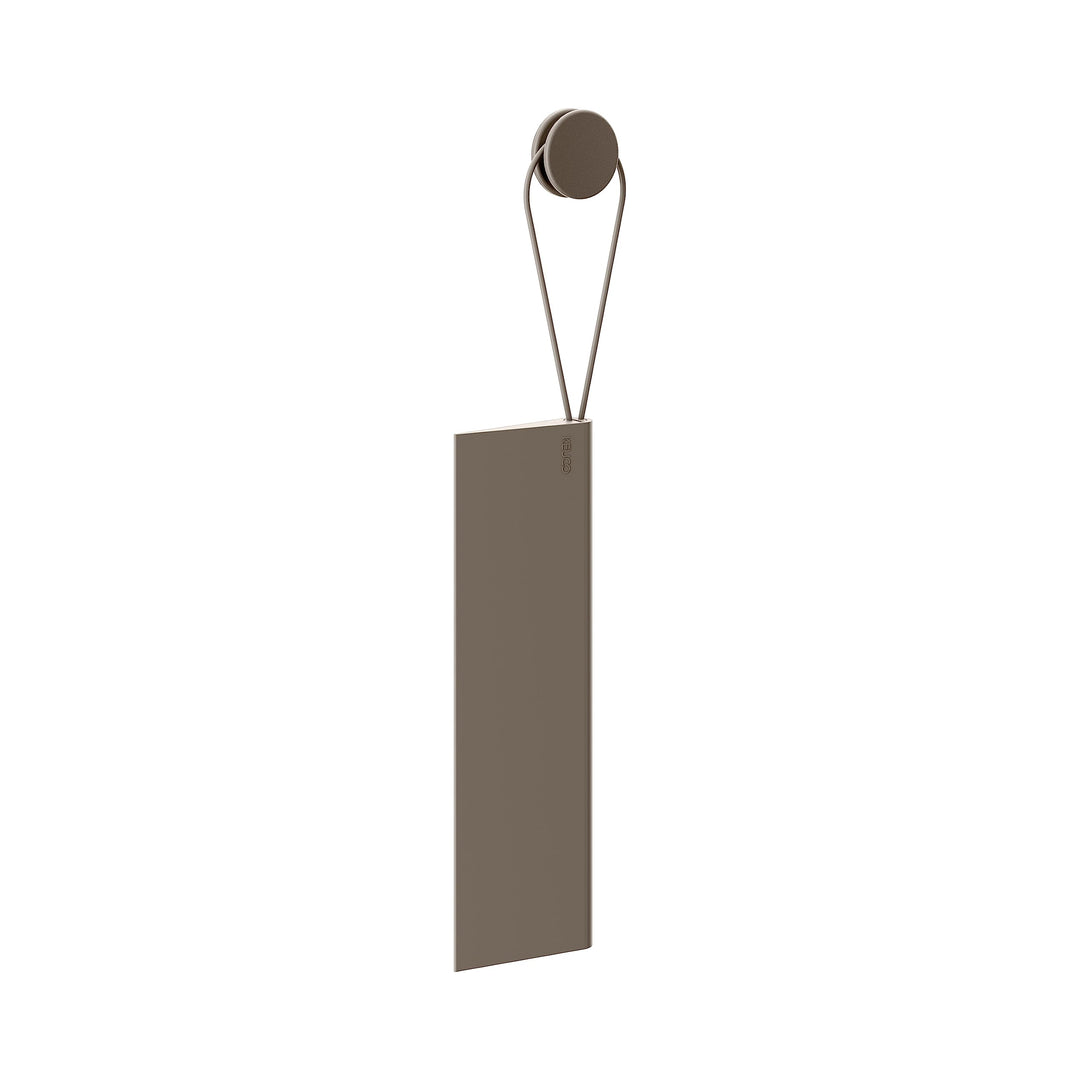 KEUCO Duschabzieher aus Silikon, mit Wandhalterung, Glaswischer zum Kleben, 26,4x8,2x1,7 cm, schlier
