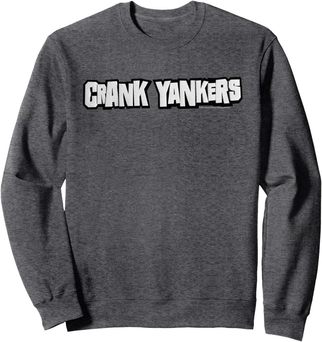 Crank Yankers Gray and Black Logo Sweatshirt