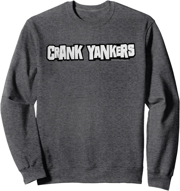Crank Yankers Gray and Black Logo Sweatshirt