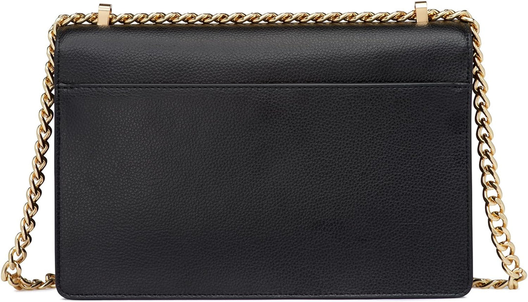 DKNY Damen Elissa Lg Shoulder Bag Umhängetasche, Einheitsgrösse Black Gold, Black Gold