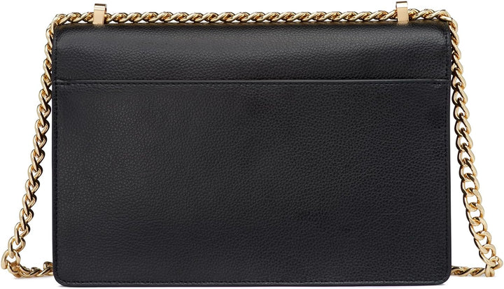 DKNY Damen Elissa Lg Shoulder Bag Umhängetasche, Einheitsgrösse Black Gold, Black Gold