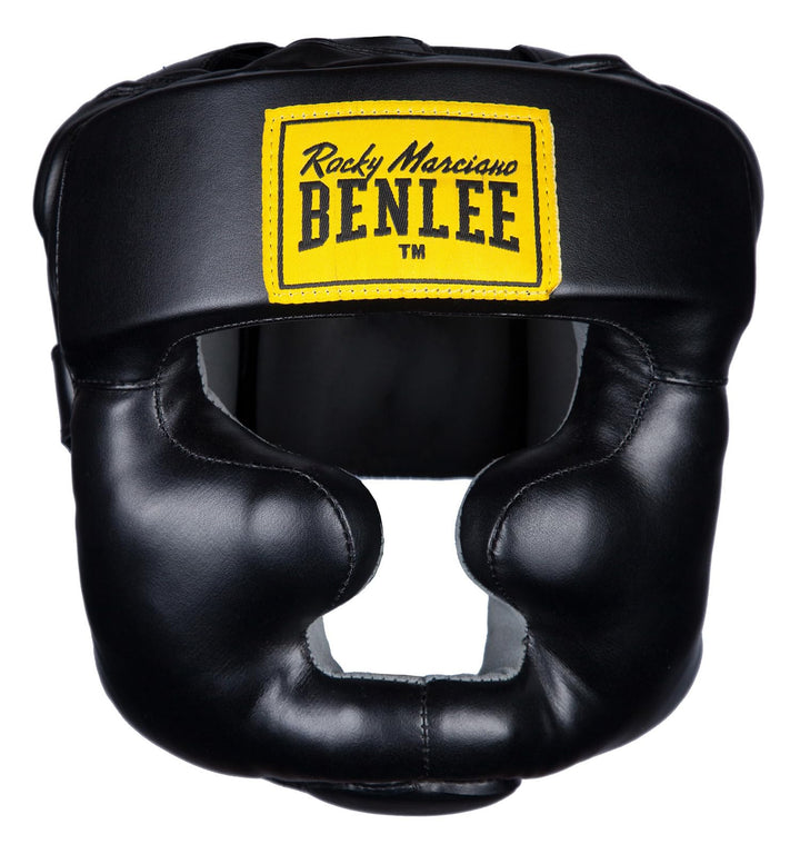 BENLEE Kopfschutz aus Kunstleder Full Protection Schwarz L-XL Single, Schwarz L-XL Single