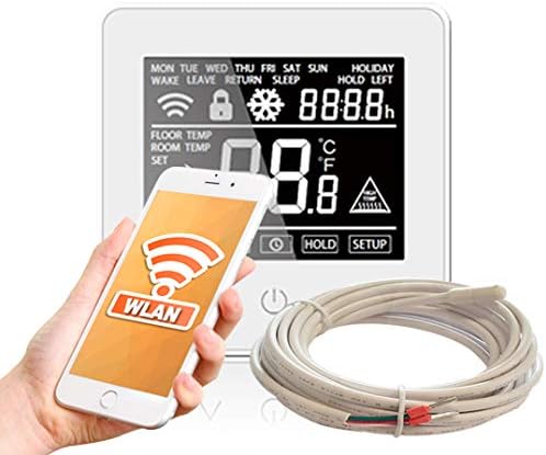 WLAN-Thermostat ThermoLife ET61W - Digitales Raumthermostat programmierbar mit Internem Temperaturse