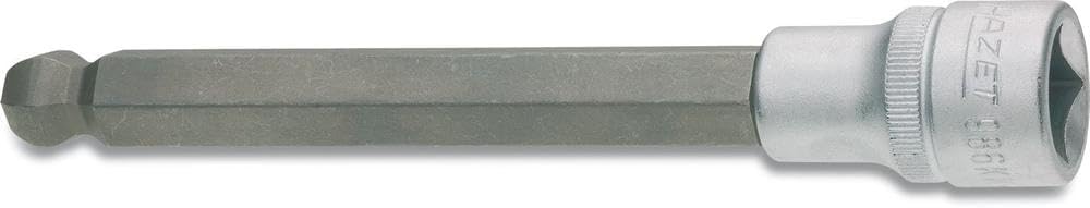 Hazet Schraubendrehereinsatz 1/2" Innensechskant mit Kugelkopf 6x140mm 6 mm (Schlüsselweite), 6 mm (