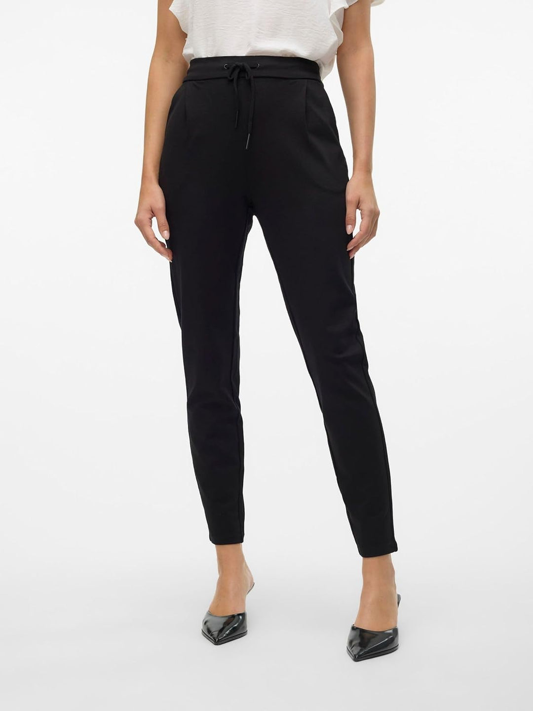 Vero Moda Female Hose VMEVA Mittlere Taille Hose L / 30L Black 1, L / 30L Black 1