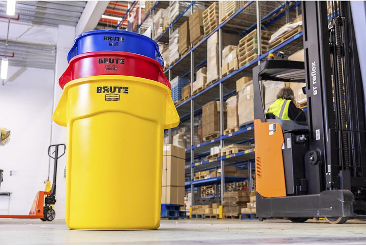 Rubbermaid Ronde Brute container 75,7 ltr, Grijs (VB002620)