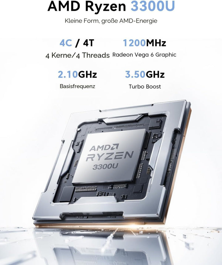 NiPoGi E1 Mini PC Ιntel Twin Lake N150(Aufgerüstet N100) Unterstützt W-11 Pro 16 GB RAM 1TB M.2 SSD,