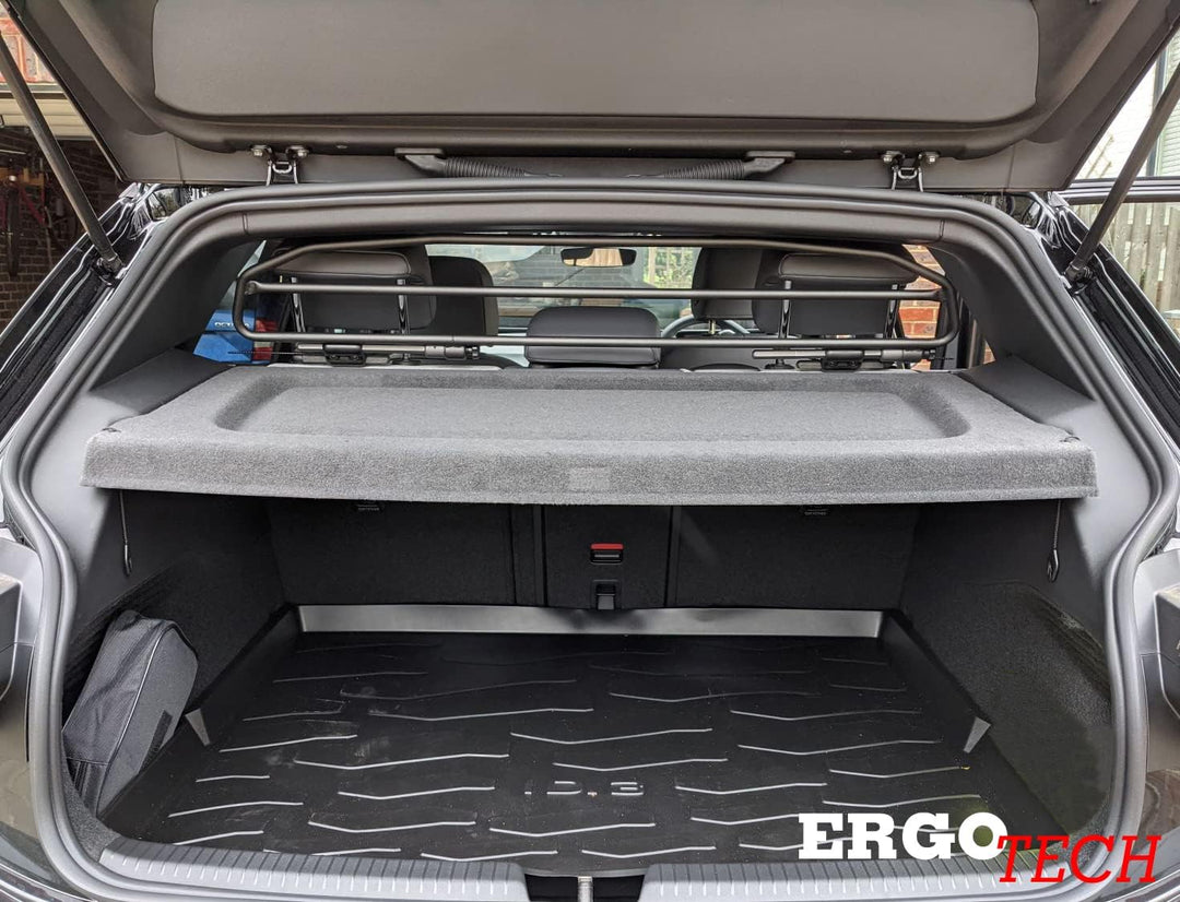 ERGOTECH Trenngitter Hundegitter für Volkswagen ID.3 (ab BJ 2020) RDA65HBG-2HXXS8 kvw044, für Hunde