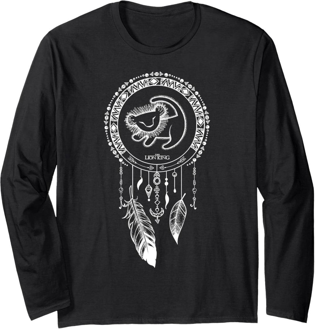 Disney Lion King Simba Boho Dreamcatcher C1 Langarmshirt