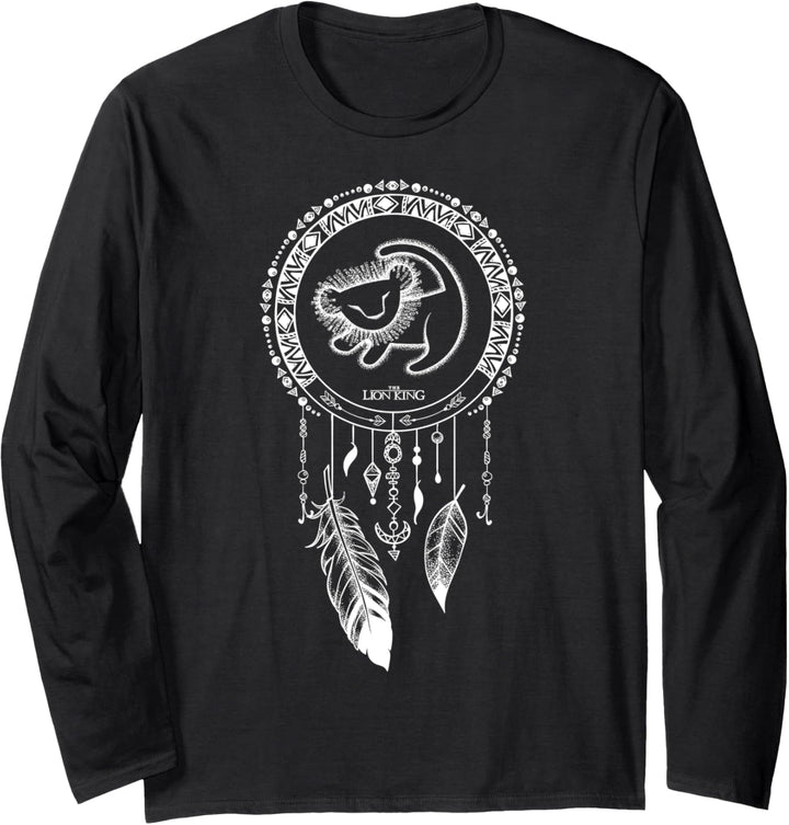 Disney Lion King Simba Boho Dreamcatcher C1 Langarmshirt