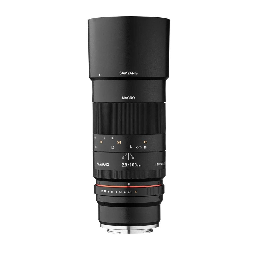 Samyang 100mm F2.8 Makro für MFT– Macro Teleobjektiv Festbrennweite für MFT Mount, manueller Fokus,