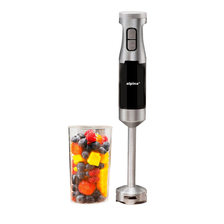 alpina Stabmixer HB6700F-N – Pürierstab mit Messbecher 700 ml – Hand Blender 1000 W – 2 Geschwindigk