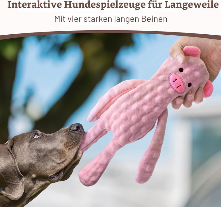 SHARLOVY Hundespielzeug ohne Füllung, 5er-Pack, Knister-Interaktives Hundespielzeug gegen Langeweile