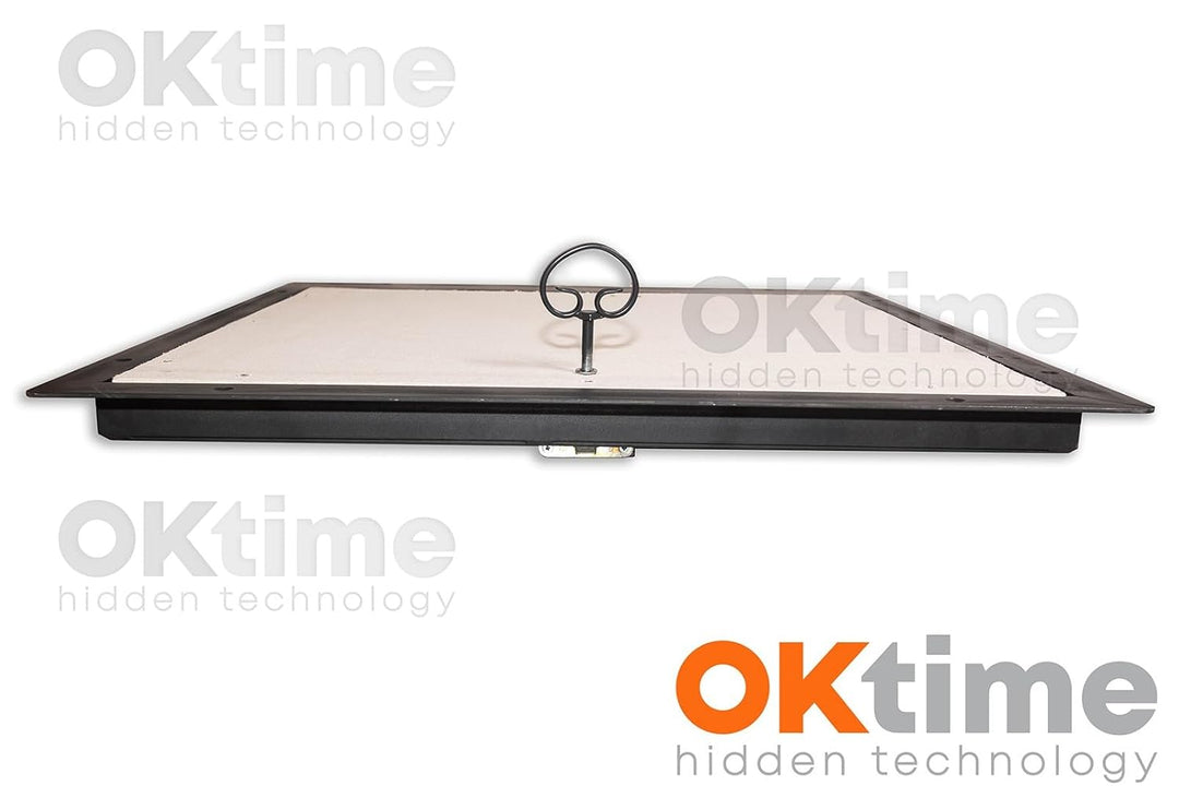 Schachtabdeckung 900 x 900 mm Seitenscharniere, Bodenluke Schachtdeckel Revisionsschacht Kanalschach
