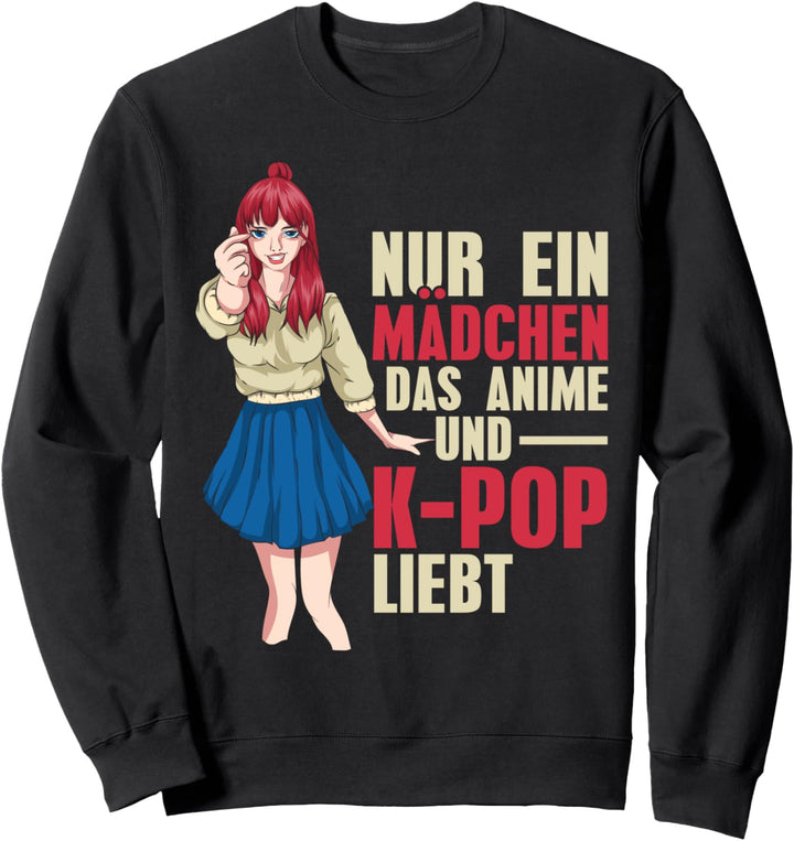 Koreanische Musik Manga Otaku Japan Anime Kpop Mädchen Sweatshirt