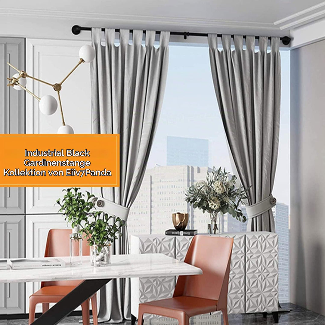 1 Zoll Industrielle Gardinenstange, Gardinenstange für Fenster, Gardinenstangen, Outdoor Gardinensta