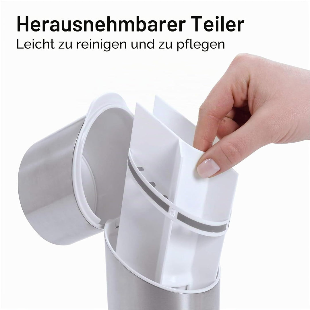 OXO Good Grips Zahnbürsten-Organizer aus Edelstahl, 24 cm 1 9.75 Inch, 1 9.75 Inch