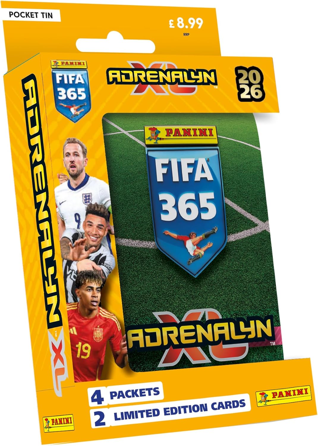 Panini FIFA 365 Adrenalyn XL Sammelkarten - Pocket Tin Taschendose, Taschendose
