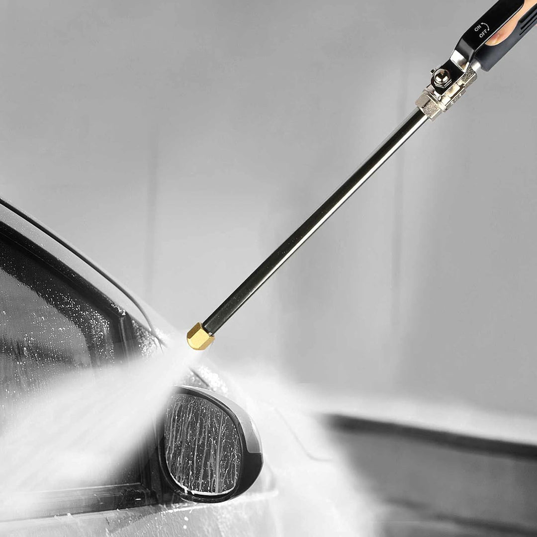 Bekasa Hochdruck Schlauchtülle Hochdruckreiniger, Waschstab ausziehbarer Gartenschlauch, Wassersprüh