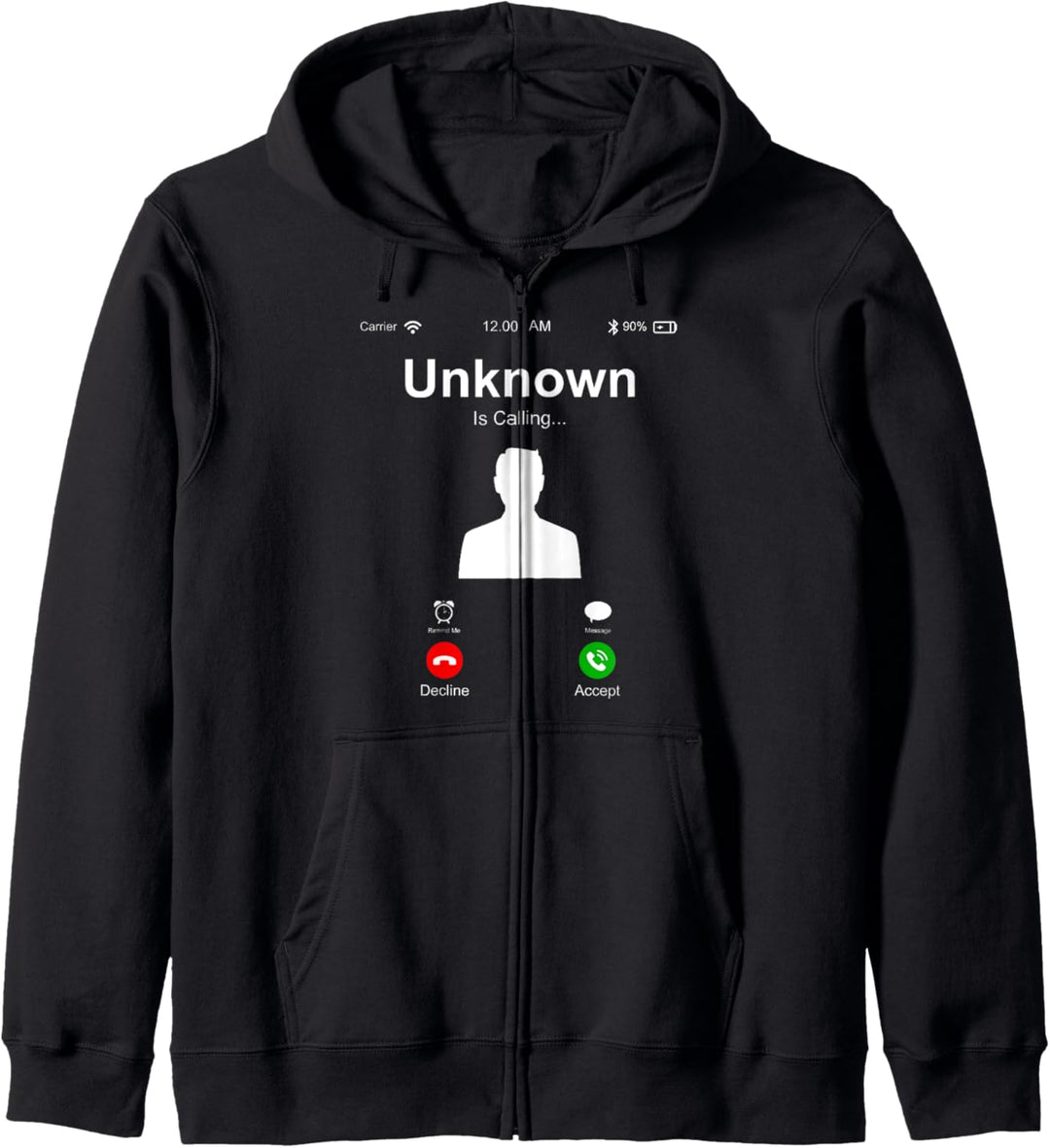 Unknown Is Calling Anonymous Grafik, coole Designs Kapuzenjacke