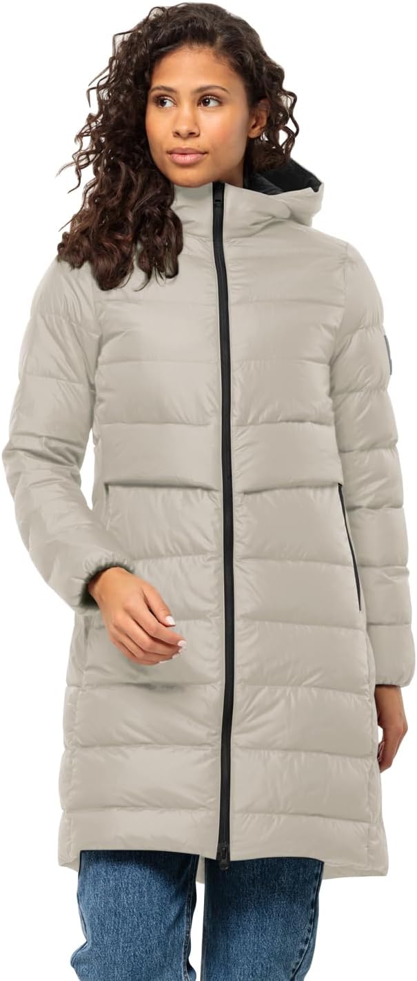 Jack Wolfskin Damen Lenauplatz Coat W Daunenmantel S seal, S seal