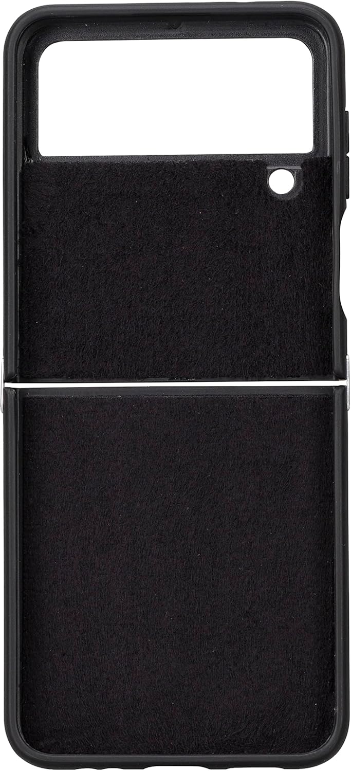 Solo Pelle Lederhülle für das Samsung Galaxy Z Flip4 Flip 4 Hülle aus echtem Leder, Model: Stanford