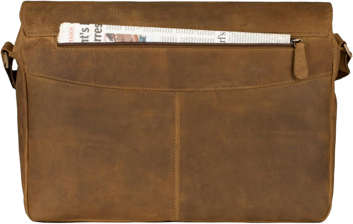 STILORD 'Lonzo' Vintage Umhängetasche echtes Büffel-Leder Messenger Bag für Herren und Damen Unitasc