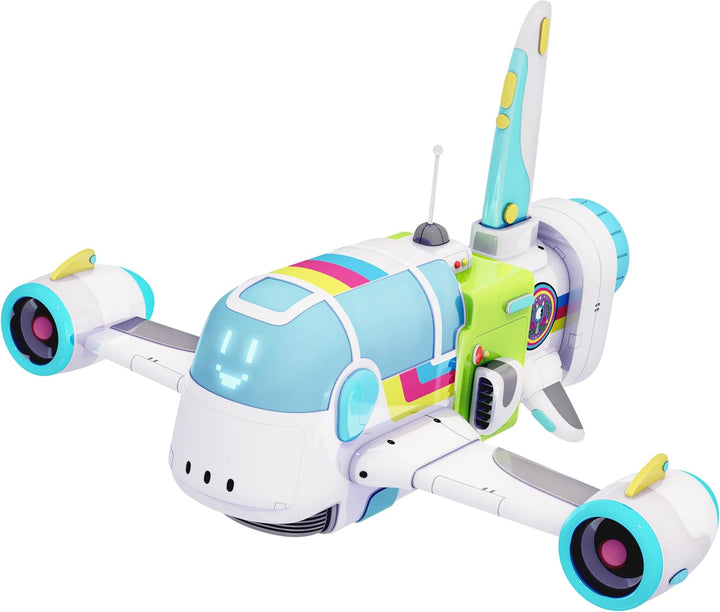 BANDAI - Wilde Ermittlungen – R.O.N Jet Box – Flugzeug mit 2 exklusiven Figuren und abnehmbaren Sege