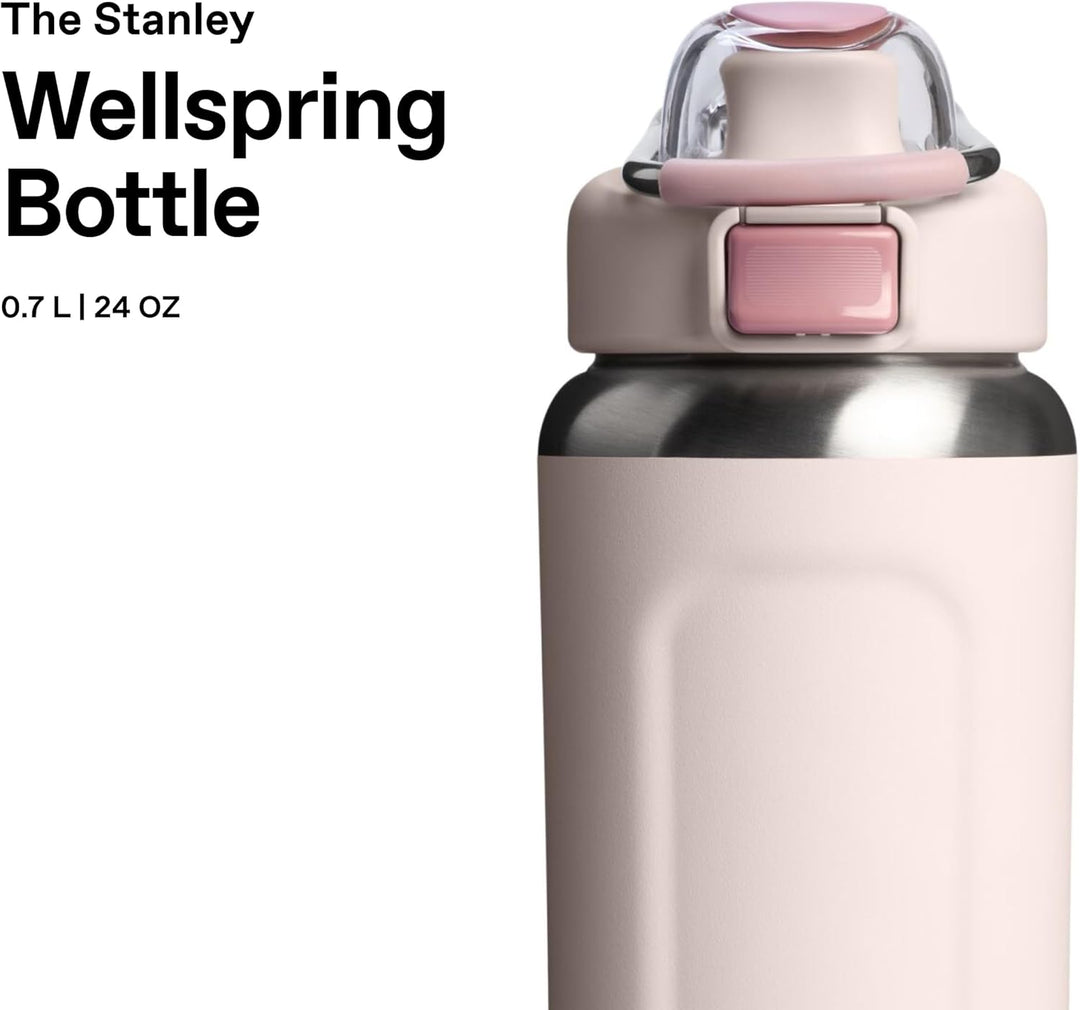 STANLEY 1913 Wellspring Bottle 0.7L - Kühlt 12 Stunden - 40 Stunden Eisgekühlt - BPA Frei Recycelter
