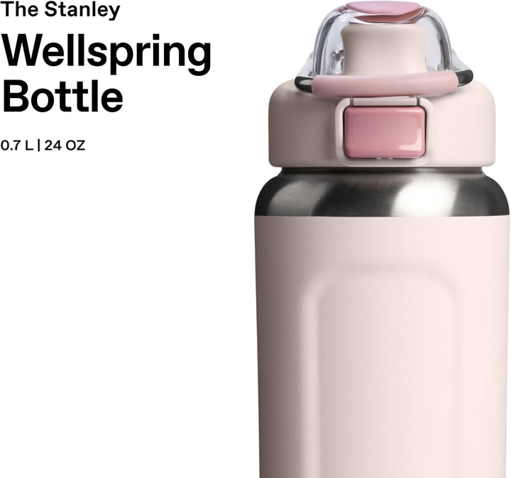 STANLEY 1913 Wellspring Bottle 0.7L - Kühlt 12 Stunden - 40 Stunden Eisgekühlt - BPA Frei Recycelter